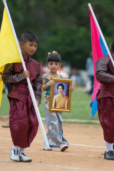 Défilé sportif en Thaïlande — Photo