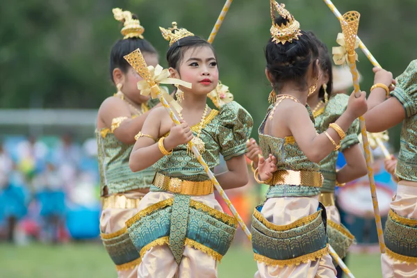 Giornata dello sport sfilata in Thailandia — Foto Stock