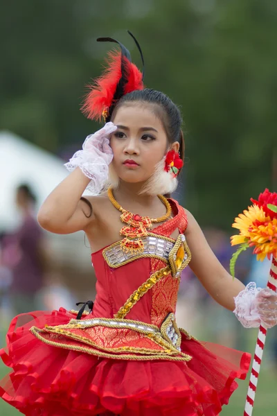 Spor günü yürüyüşü Tayland — Stok fotoğraf