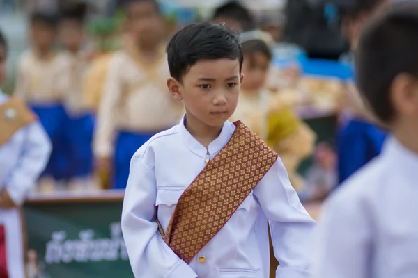 Sport dag parade in Thailand — Stockfoto