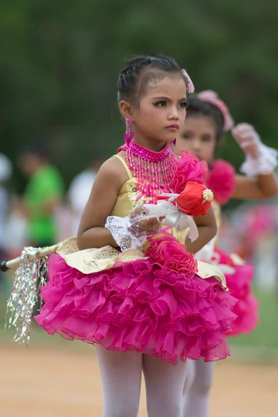 Desfile del día del deporte en Tailandia — Foto de Stock