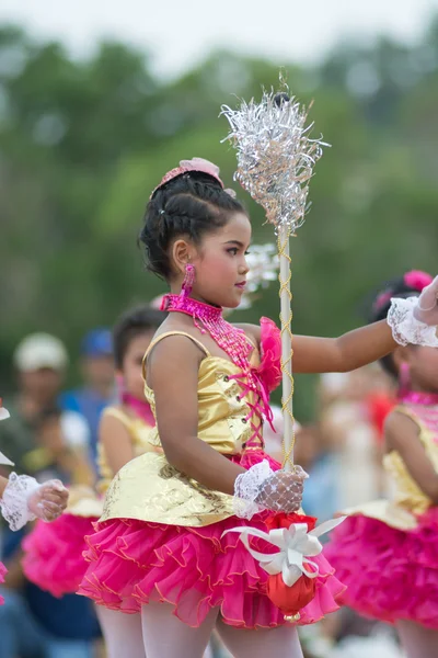 Sport dag parade in Thailand — Stockfoto