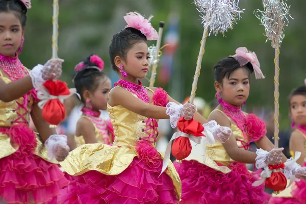 Giornata dello sport sfilata in Thailandia — Foto Stock