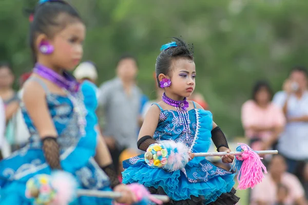 Sport dag parade in Thailand — Stockfoto