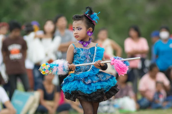 Sport dag parade in Thailand — Stockfoto