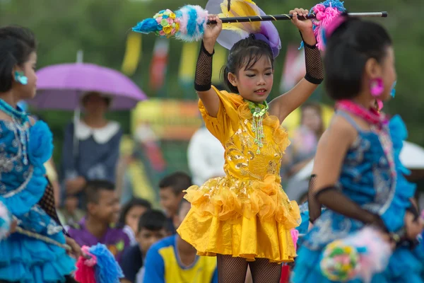 Giornata dello sport sfilata in Thailandia — Foto Stock