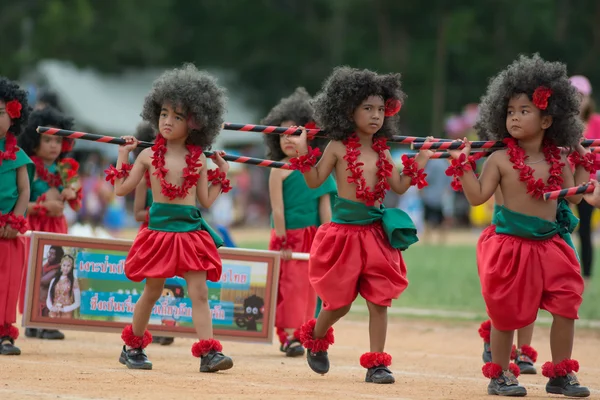 Spor günü yürüyüşü Tayland — Stok fotoğraf