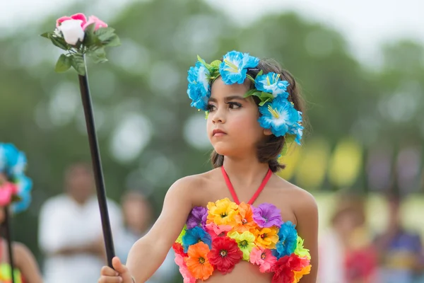 Desfile do dia do esporte na Tailândia — Fotografia de Stock