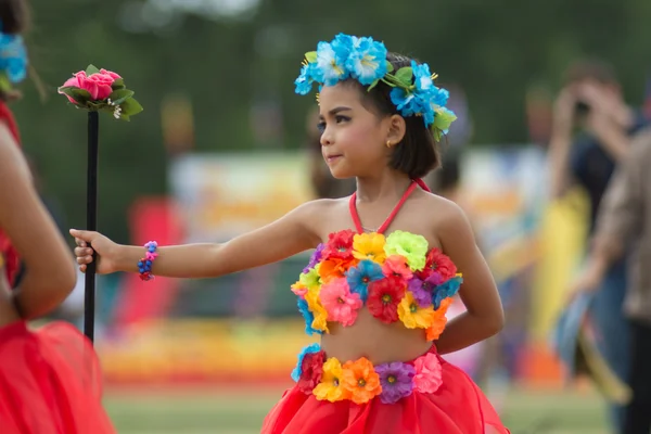 Giornata dello sport sfilata in Thailandia — Foto Stock