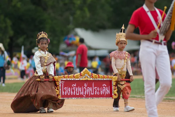 थाईलैंड में खेल दिवस परेड — स्टॉक फ़ोटो, इमेज