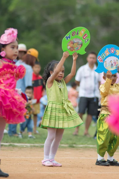 Sport dag parade in Thailand — Stockfoto