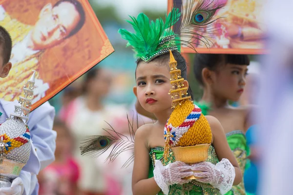 Desfile del día del deporte en Tailandia —  Fotos de Stock