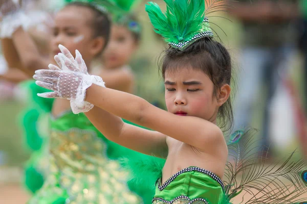 Sport dag parade in Thailand — Stockfoto