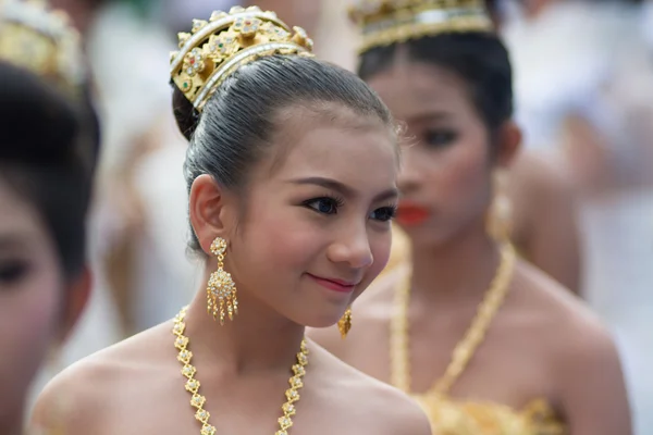 Parade zum Tag des Sports in Thailand — Stockfoto