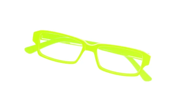 Zöld szem szemüveg — Stock Fotó