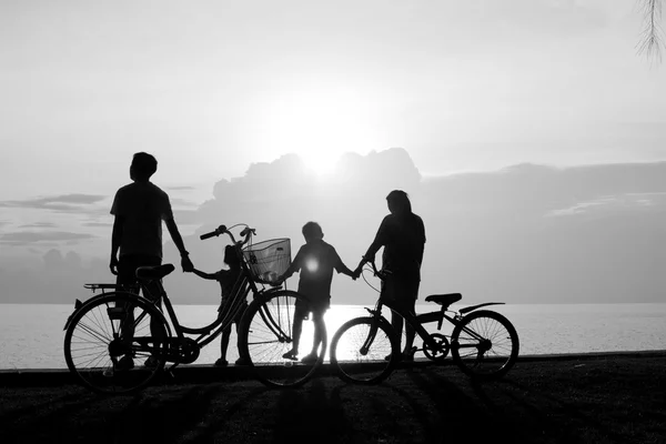 Lykkelig familie - Stock-foto