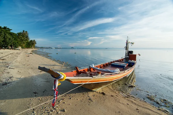 Barca da pesca in legno — Foto Stock