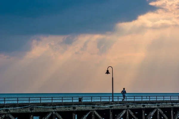 Crepuscular ışınları — Stok fotoğraf