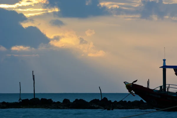 Rayos de sol paisaje marino — Foto de Stock