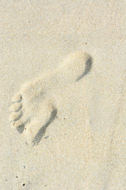 Kum arka plan ayak izi