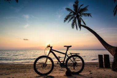 Bike on beach