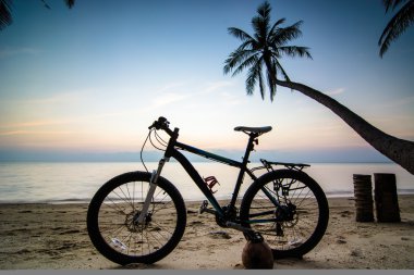 Bike on beach