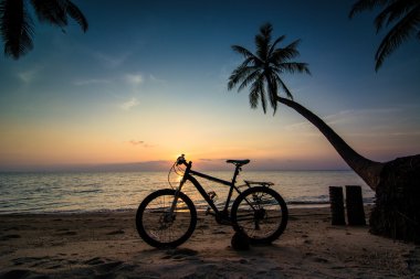 Bike on beach
