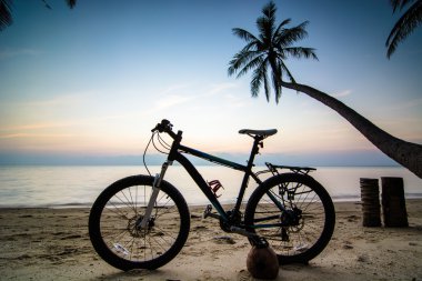Bike on beach