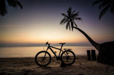 Bike on beach