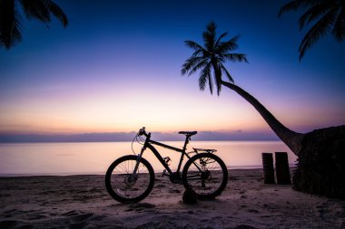 Bike on beach