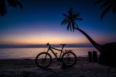 Bike on beach