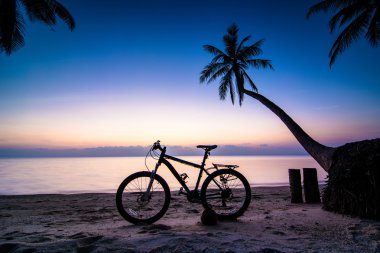 Bike on beach