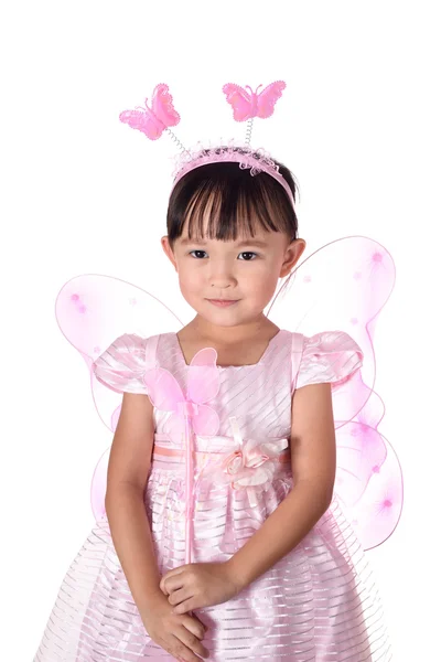 Asian girl in fancy dress — Stock Photo, Image