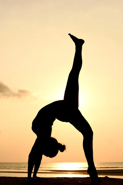 Mujer yoga profesional —  Fotos de Stock