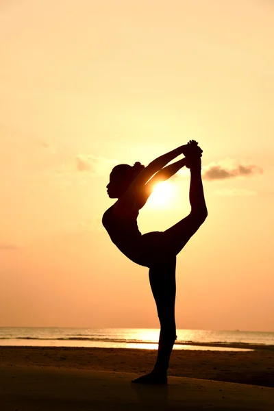 Professionelle Yoga-Frau — Stockfoto