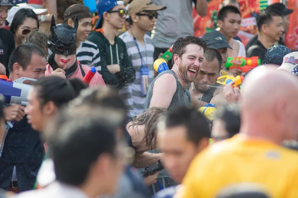 Festival de água Songkran na Tailândia — Fotografia de Stock