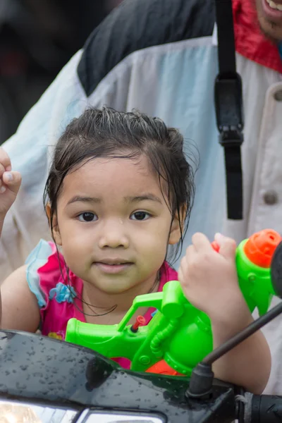 Festival del agua Songkran en Tailandia — Foto de Stock