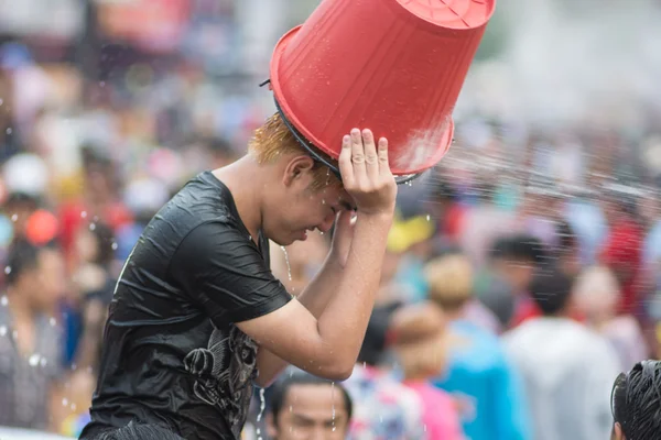 Festival dell'acqua Songkran in Thailandia — Foto Stock