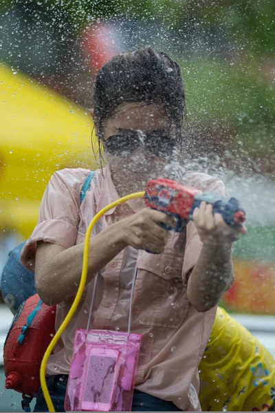 Festival de água de Songkran — Fotografia de Stock
