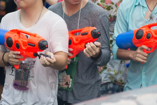 Festival dell'acqua Songkran in Thailandia — Foto Stock