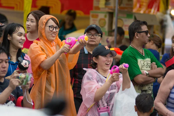 Songkran-Wasserfest — Stockfoto