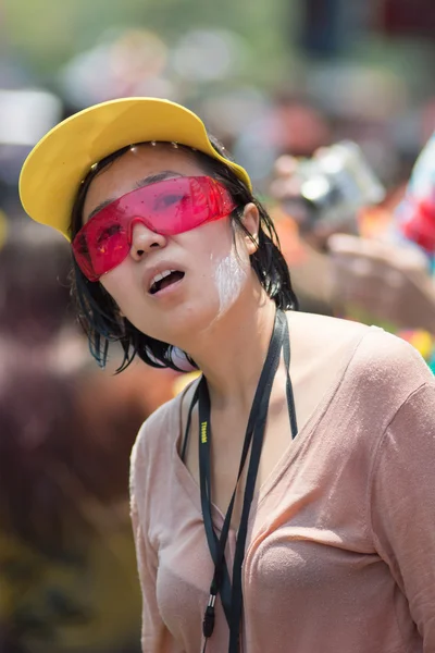 Songkran water festival — Stockfoto