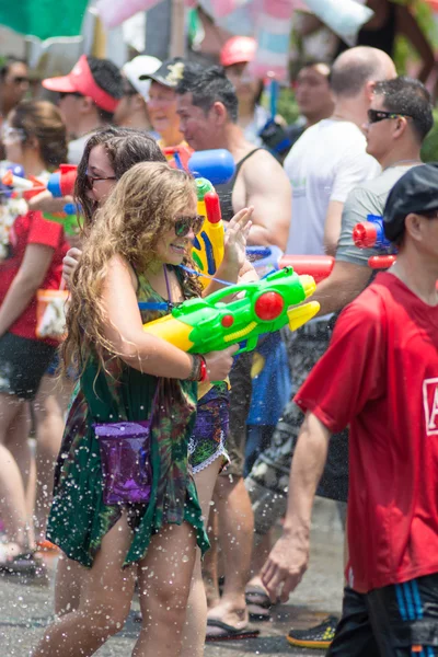 Songkran  water festival — Stock Photo, Image