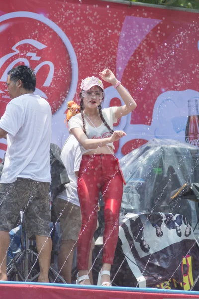 Songkran water festival — Stockfoto