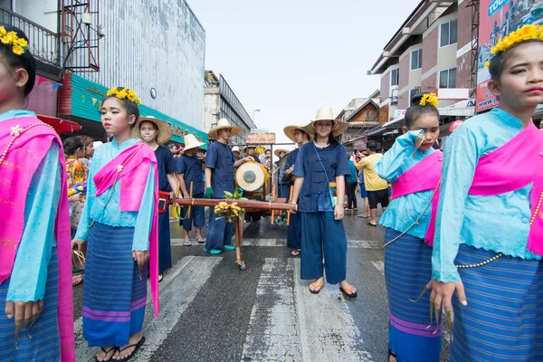 Songkran water festival — Stockfoto