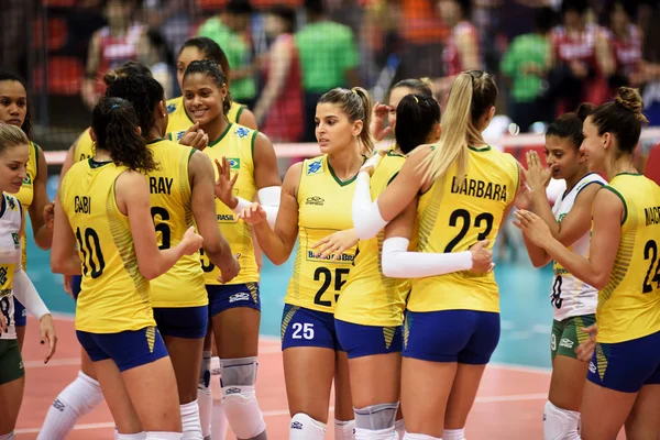 VOLLEY-WORLD-WOMEN-JPN-BRA-KOR, Brazilian volleyball team c…