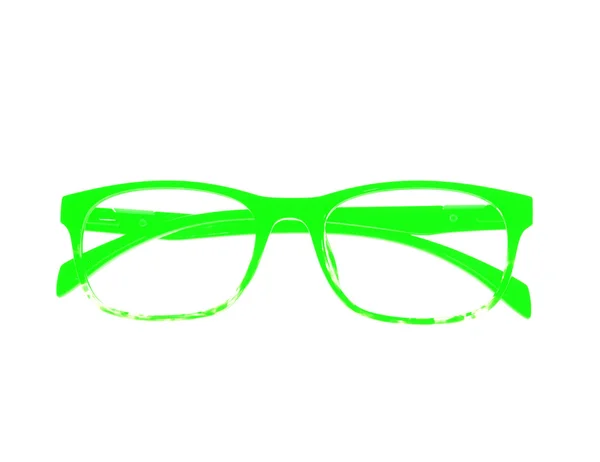 Green glasses frame — Stock Photo, Image