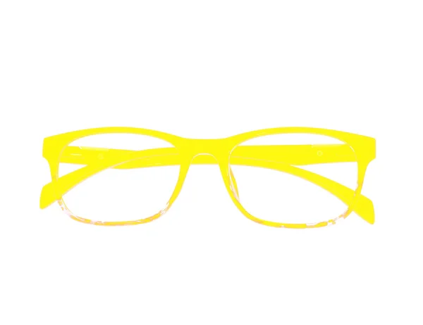 Monture de lunettes jaune — Photo