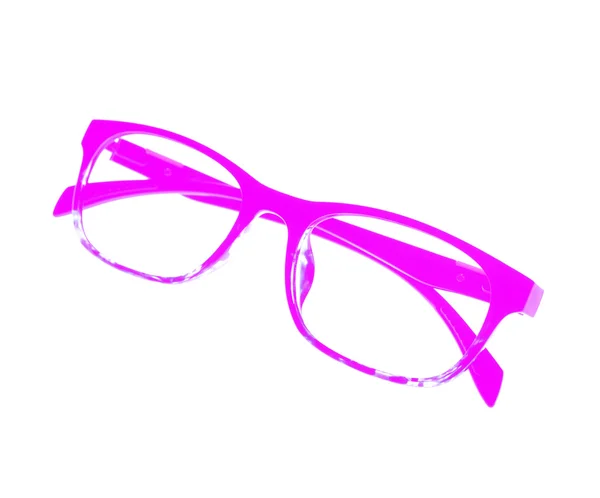 Rosa glasögon ram — Stockfoto