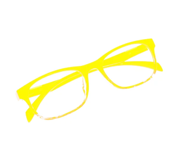 黄色のメガネ フレーム — ストック写真